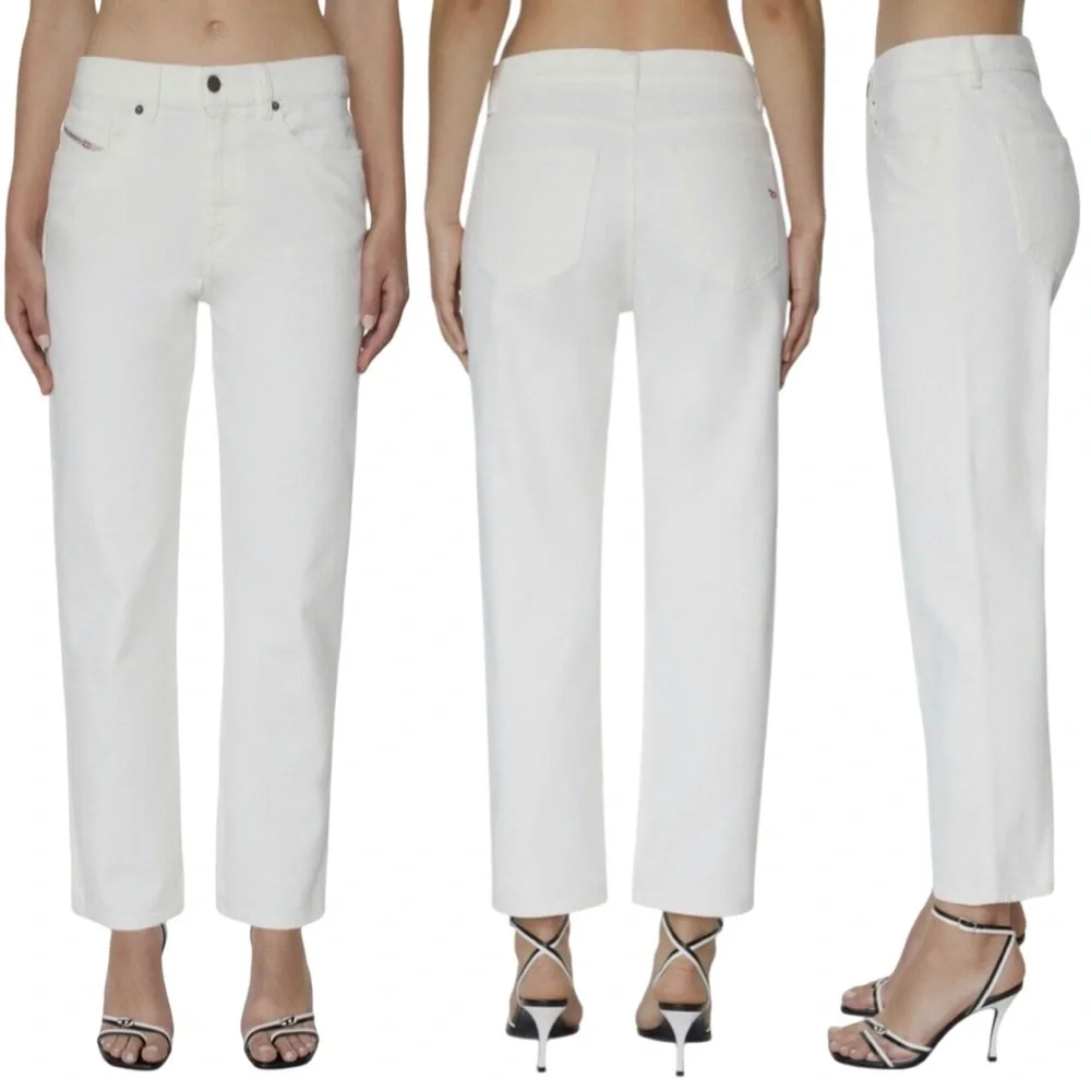 Diesel Boyfriend Jeans 2016 D-Air 09D63 White Size 27 - Picture 4 of 17